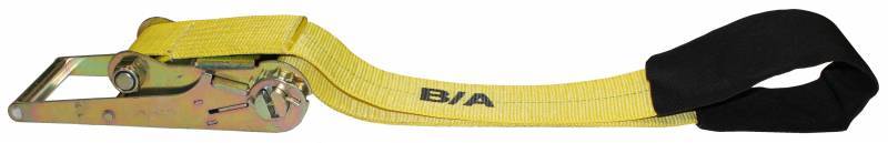4-Pack Heavy Duty Underlift Tie Down Straps For Towing – 4-Inch X 65-Inch, 5,400 Lbs WLL