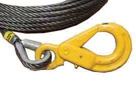 Winch Cable (Fiber Core Wire Rope) with Self Locking Hook