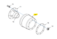 Landoll Parts - Landoll Brake Drum 12.25 x 7.5