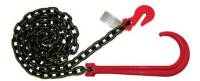 B/A Products Co. - Grade 80 Chain with G80 15" J Hook; Cradle Grab Hook (3/8" Chain - 10')