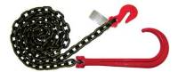 B/A Products Co. - Grade 80 Chain with G80 15" J Hook; Cradle Grab Hook (3/8" Chain - 10')