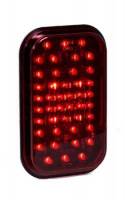 Maxxima - 5" Rectangular Red 44 LED Stop/Turn/Tail
