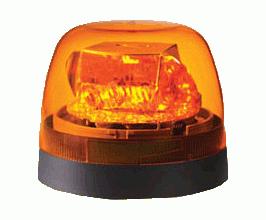 Federal Signal - SLR Beacon (Amber LED's Amber Dome Permanent Pipe Mount Class 1)