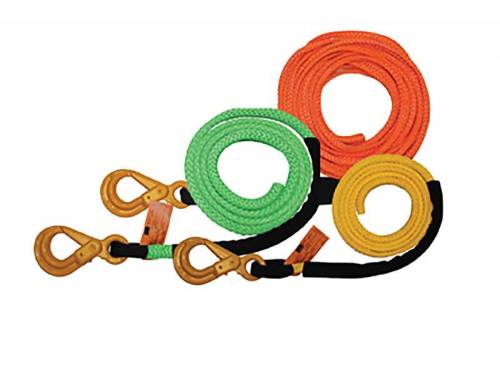 B/A Products Co. - Synthetic Rope Winch Lines with Self-Locking Hook (3/8"X75')