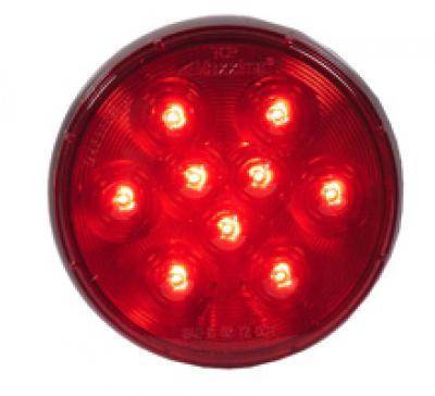 Maxxima - 4 " Round 9 Red Lens Stop/Turn/Tail