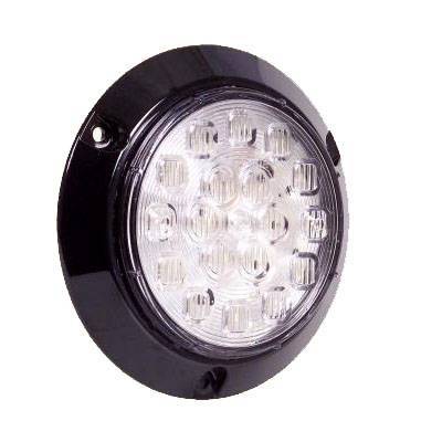 Maxxima - 4" Round Back Up Light, 18 LED's Surface