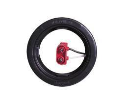 Maxxima - 4" Round Black Vinyl Grommet with Wire H