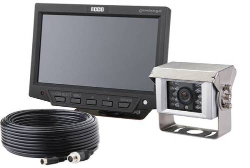 Ecco - 7" LCD Color Monitor, 18 LED Inferred Ca