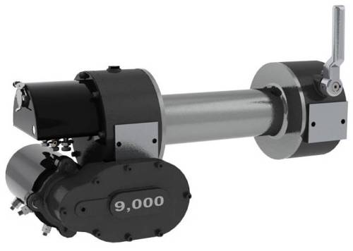 Pierce - 9,000 lb. 12 Volt 11" Drum Industrial Winch