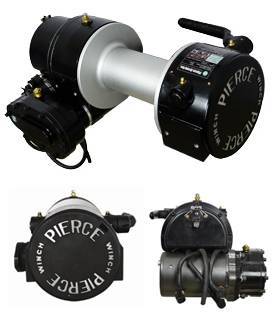 Pierce - 9,000 lb. 8" Drum Industrial Winch