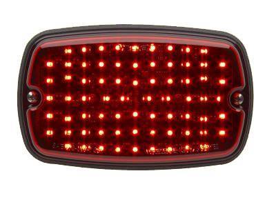 Whelen - LED Brake/Tail/Turn, Red, 4 5/16"H x 6 3