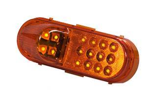 Maxxima - Oval, 18 Amber LEDs, Side Turn/Side Mark