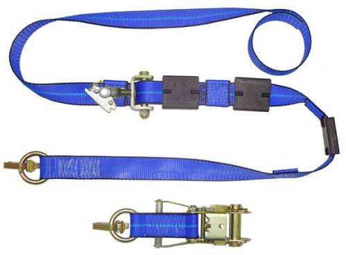 B/A Products Co. - Tie Down Assembly with Swivel E Track Fittings, Tire Grippers & Ratchet