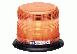 Ecco - 6500 Series Beacon (Low Profile Strobe Beacon Double or Quad Flash Amber Vacuum Mount/ Lighter Plug)