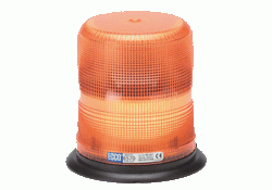 Ecco - 6500 Series Medium Profile Strobe Light (Strobe Beacon Double or Quad Flash Amber Vacuum Mount Lighter Plug)