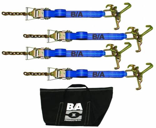 B/A Products Co. - Cluster Strap Tie-Down Kit With Chain Ratchets