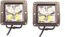 UBLights/Martech - LED Dual Flood Lamp, 3? x 3?, 1,000 Lumens & 18 ftwire harness.