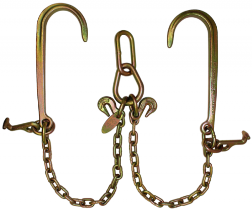 B/A Products Co. - Low Profile V-Bridle 15" J Hooks and T Hook