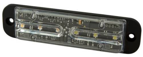 Ecco - Ultra Low Profile LED Lights (SAE Class I, Multi Mount, Amber/Red)