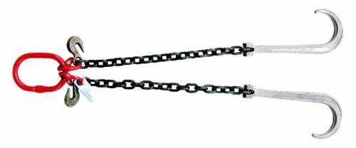 B/A Products Co. - Grade 80 V-Chain with 15" J-Hooks (3')