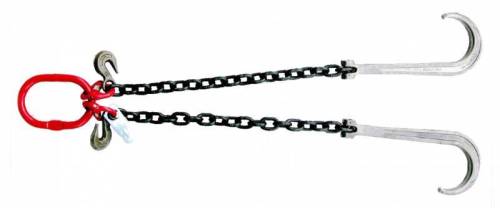 B/A Products Co. - Grade 80 V-Chain with 15" J-Hooks (4')