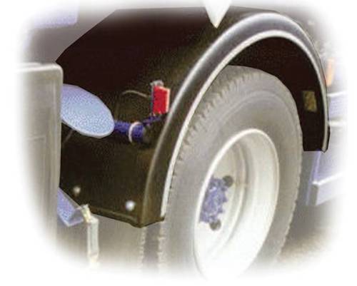 National Fleet - Poly Single Axle Fenders (22"W for 19.5" Rims)