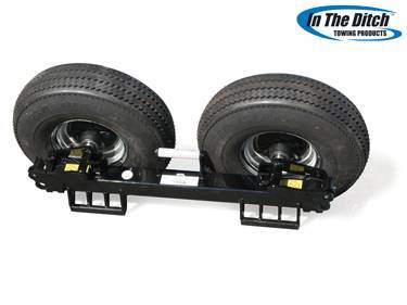 In The Ditch - Replacement Speed Dolly Frames (5.70 x 8 Tires and Aluminum Wheels Tuff Coat Black)