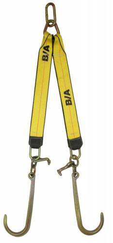 B/A Products Co. - Low Profile V-Strap with 15" J Hooks & T Hooks (24" Legs)