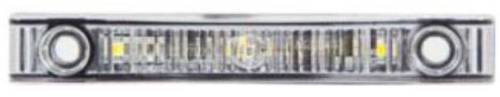 Maxxima - Clearance Marker Light Strip (Clear Lens, Red LEDS)