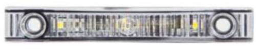 Maxxima - Clearance Marker Light Strip (White LEDs, Clear Lens)