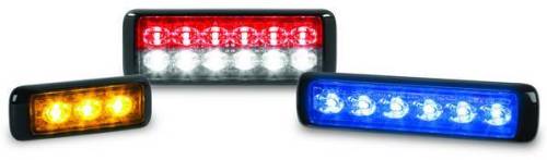 Federal Signal - MicroPulse™ Ultra, 24 LED, Surface Mount ([12] Blue / [12] Red)