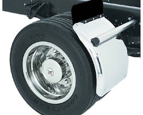 Phoenix USA - 21" Quarter Fender Fits 16"-19 1/2"  (24" W, Fits trucks with 22.5" wheels, 1 Pair)