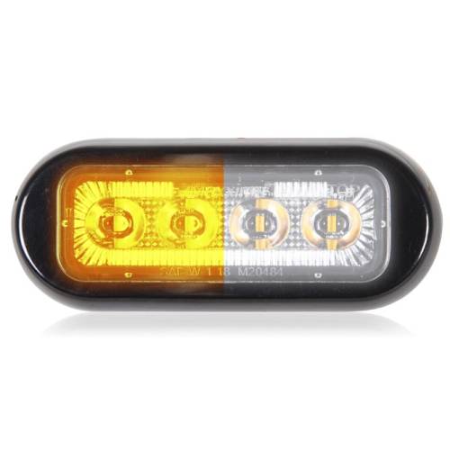 Maxxima - Maxxima M20484YWCL Amber/White Split Strobe