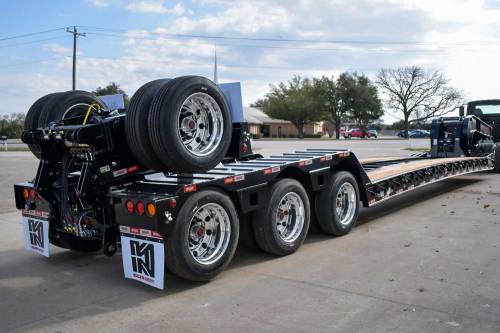 Kalyn Siebert - IN STOCK - 2023 KALYN SIEBERT HYDRAULIC DETACHABLE GOOSENECK 3 AXLE 55 TON W/SINGLE AXLE FLIP TRAILER