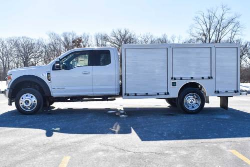 Ranger - IN STOCK - 2022 FORD F550 LARIAT SUPER CAB 4X4 DURABODY RANGER SERVICE TRUCK