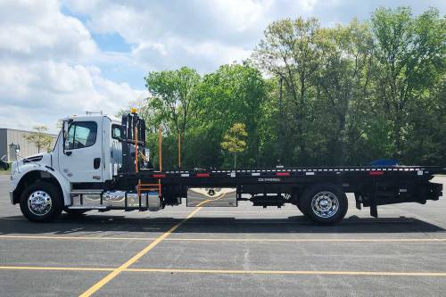 Landoll - READY TO DELIVER - 2025 FREIGHTLINER M2 106 REG CAB 4X2 LANDOLL CARRIER LOADOLL II