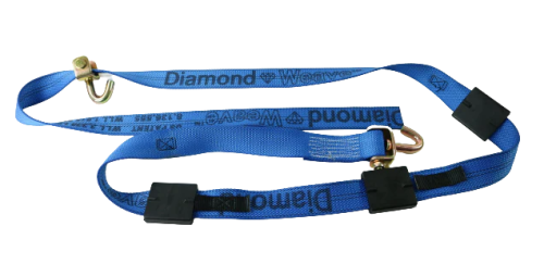 Safe N Secure LLC - Swivel J Car Hauler Strap - DIAMOND WEAVE