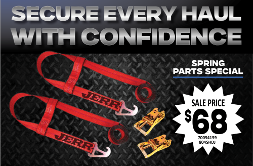 Jerr-Dan Self-Loader Strap and Ratchet Set