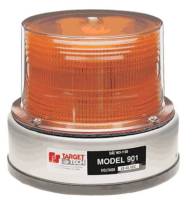 Model 951, High-Profile Strobe Beacon (Blackout Lens, Branch Guard, Aluminum 1" Pipe/ Flush Mounting Base)