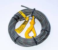 B/A Products Co. - Winch Cable Alloy Self-Locking Swivel Hook - Fiber Core (3/8" x 100') - Image 2