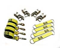 Roll Back Tie Down System with D-Ring Straps, Snap Hook Straps & Ratchets with Snap Hook End