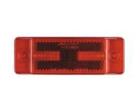 2" x 6" Red Reflectorized Clearance Mark