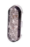 6" Oval Amber Park/Rear Turn 9 LEDs Clea