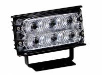 Black 6 LED Work Light, Flood Beam, 375