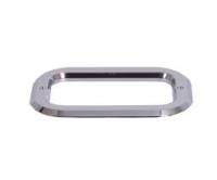 Rectangular Chrome Plastic Grommet Cover