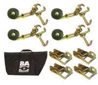 Cluster Tie-Down Kit With Snap Hook Ratchets