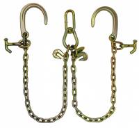 Low Profile V-Bridles 8" J Hooks and Hammerhead Hook