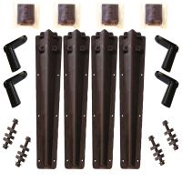 B100 Bracket Kits (Plastic bolt on brackets Liquid Platium)