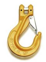 Clevis Sling Hook with Latch, Grade 80 (1/2")