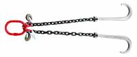 Grade 80 V-Chain with 15" J-Hooks (3')